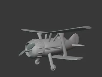 Military Airplane for 3D Printing 3D print model
