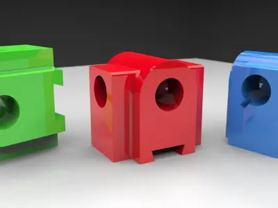 Anchor slide and Key way Free 3D model