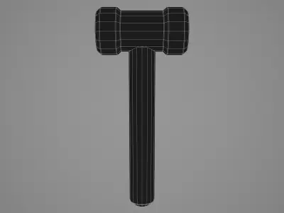 Sledgehammer Low-poly 3D model order