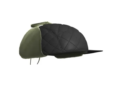 Quilted Hat 3D model