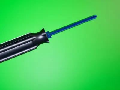 multi-function screwdriver Low-poly 3D model
