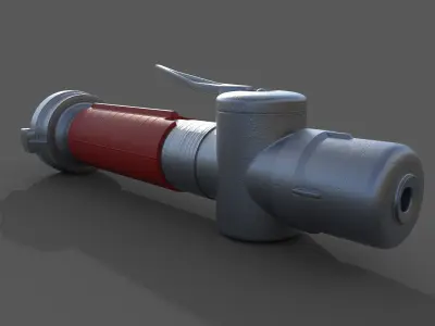 Fire hose nozzle SRK-50 3D model