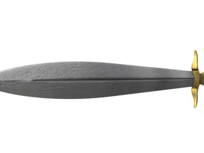SHIELD SWORD 3D MODEL 3D model