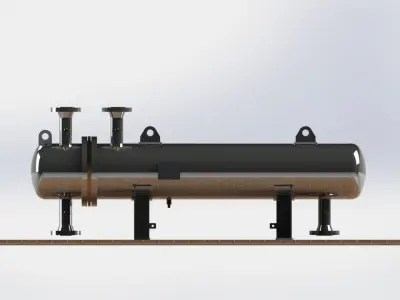 Heat exchanger 3D model purchase