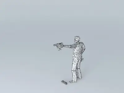 Concept Automatic Pistol - S.P.R.I.N.T  Free 3D model