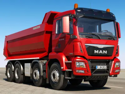 DUMP TRUCK TGS M 3D model