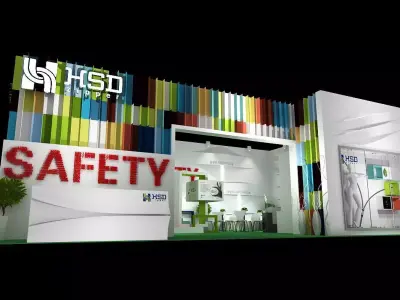 Exhibition - Size - 12X8-3DMAX2009-0013 3D model