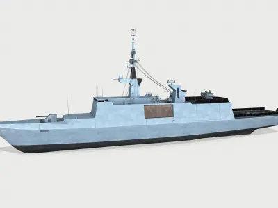 La Fayette Low-poly 3D model