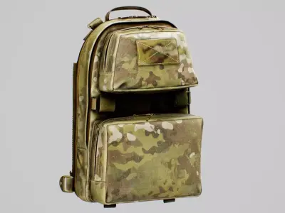 TYR Tactical Tuesday  Huron Collapsible Direct Action V1 Low-poly 3D model