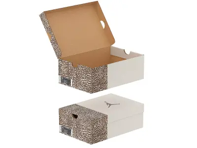 Jordan Box PBR 04 Low-poly 3D model