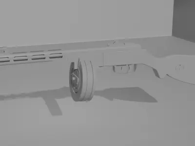 PPSH 41 3D model 3D model
