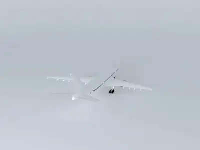Template Airbus A300 600 REDUX Free 3D model