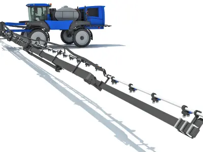 Front Boom Sprayer 3D model