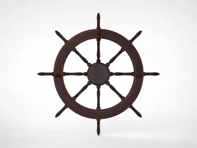 Ship Wheel 3D model from CGTrader