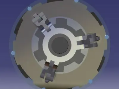 Automobile Clutch-Assembly 3D model