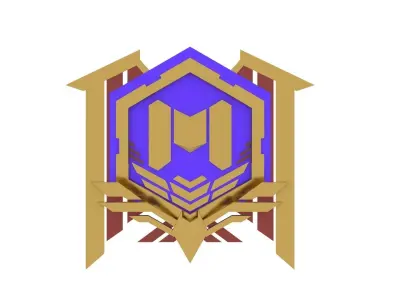 Call of duty mobile  Medal of Legendary Low-poly 3D model