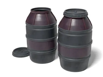 Cargo Container Barrel 1-18 scale Kenner Hasbro 3D print model