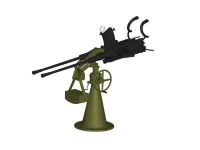 machine gun 3D model 3