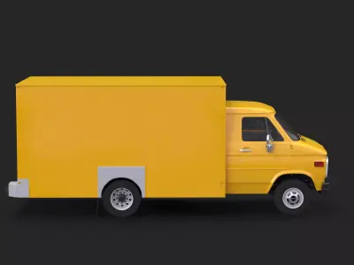 GMC Vandura Box Van 3D model