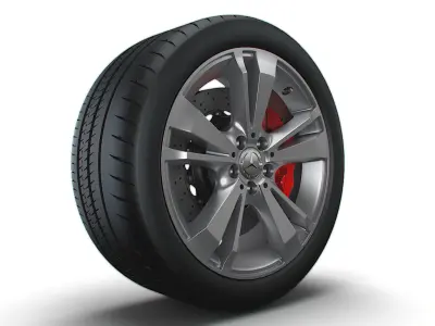 Mercedes Benz OEM wheel 3D model