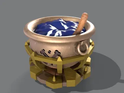 Spell factory 3D model