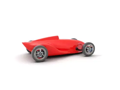 Sleek Racing Car model pack Low-poly 3D model
