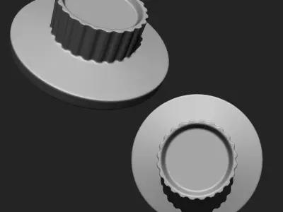 Knob Collection IMM Brush Pack 21 in One 3D model