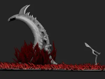 Viper tongue 3d  3D model