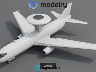 Airborne Drone Submarine pack 3D Model Collection