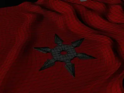 6 Point Shuriken 3D model