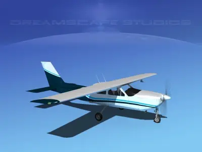 Cessna 177RG Cardinal  V12 3D model