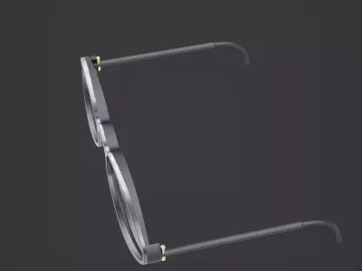 Glasses sun accesories mirrored sunglasses miami 3D model