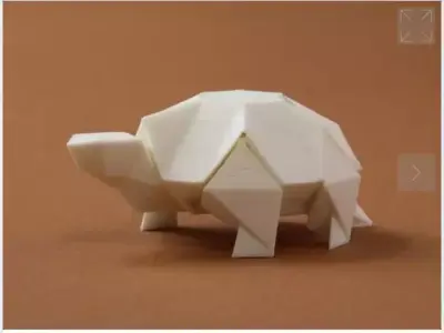 Origamix tortoise Free low-poly 3D model