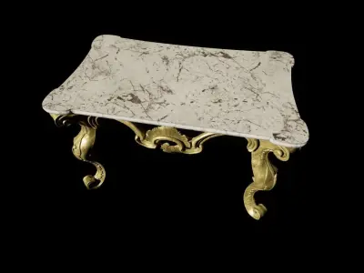 Victorian console table 3D model