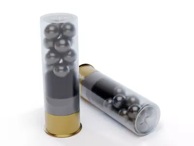 12 ga Buckshot 3D model