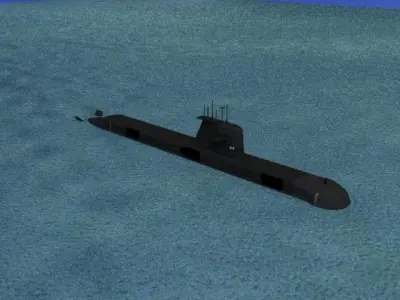Collins Class HMAS Sheean 77 3D model