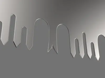 Tuttle teeth saw 3D model