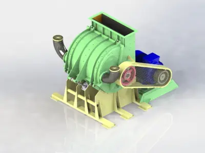 MICRONIZED HAMMER MILL 3D model