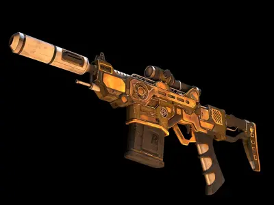 Assualt Rifle 3D model