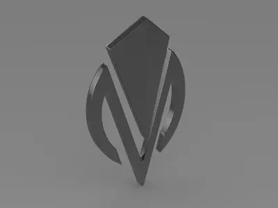dimora logo 3D model by Sergey