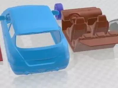 Suzuki Swift Sport 2007 Printable Car 3D print model