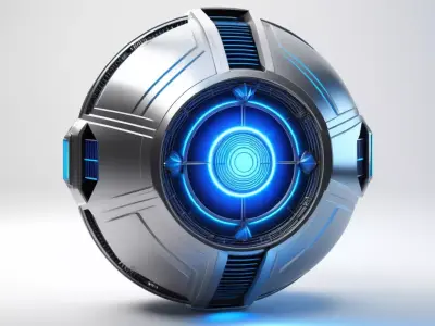 Futuristic Energy Shield Generator 3D model buy