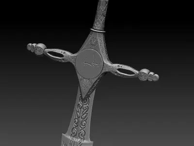 Zbrush Sword 3D model
