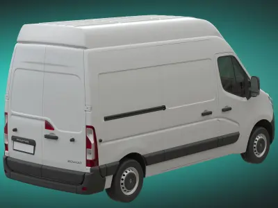 Renault Master 2015  PanelVan L2H3 3D model