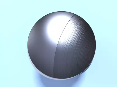 Bottle with Screw Cap 3D Model  3D model