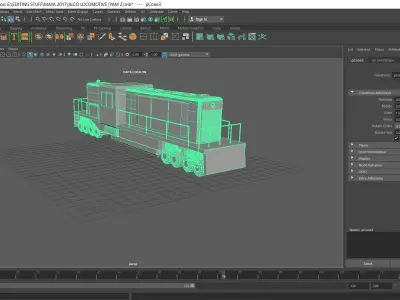 LOCOMOTIVE train Free 3D model