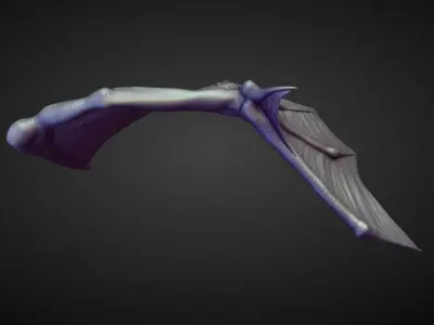 WING33 high poly sculpt 3D model