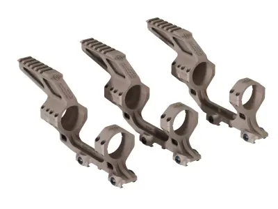 Reptilia AUS 34mm Diameter Optic Mounts With ROF Diving Board Low-poly 3D model