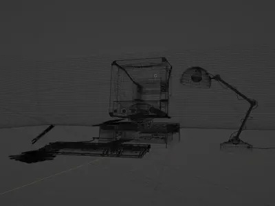 retro pc 3D model