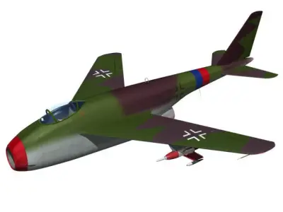 Messerschmitt P1101 3D model